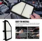 Engine Air Filter 17220-5BA-A00 Compatible with Honda Civic 2016-2024 2.0L, HR-V 2023 2024 2.0L, Replace# 17220-5BA-A00 AF5264 JFA405 SA12051 PA99117 WA10416