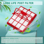 Tondiamo Style P Filter Bundle Compatible with Aerus Lux Guardian Platinum Canister Vacuum Cleaner Carbon Pre and 1 Long Life After Filter with Handle