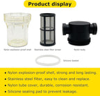 1/2" Female NPT in-Line Strainer with 100 mesh Stainless Steel Filter Screen (1/2“ 100 Mesh)