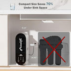 Frizzlife 600GPD Reverse Osmosis Water Filter System, NSF/ASNI 58&53&42&372 Standard, 11 Stage Tankless RO Water Filter, Under Sink Water Filtration, 2:1 Pure to Drain, Reduces TDS, BPA Free, PX600