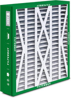 Filterbuy 24.5x27x5 Air Filter MERV 8 Essential Dust & Allergy Defense (2-Pack), Pleated HVAC AC Furnace Filters for Trane, American Standard, Honeywell, and More (Actual Size: 24.06 x 26.13 x 4.97)