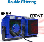 WEP 948DQ-I Fume Extractor Tool with Double Filtering, Helping Hands, Adjustable Tilt Angle, Fenders for Soldering Station, Soldering Iron with 6 Filtration Adsorbers