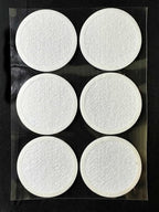 Microppose Original Synthetic Polyfil 2.5" Monotub Adhesive Filter Disks (6-Pack)
