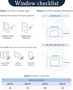 Windmill Window Air Conditioner - Quiet & Smart, Easy Install, Voice-Enabled, Remote & App Control AC Unit - 10,000 BTU Inverter w/WhisperTech