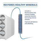 Aquasana SmartFlow® Reverse Osmosis Water Filter | RO Under Sink System | WQA Certified up to 99.99% of 90 contaminants Including Fluoride, PFAS, Arsenic, Lead, and Chlorine | Brushed Nickel Faucet