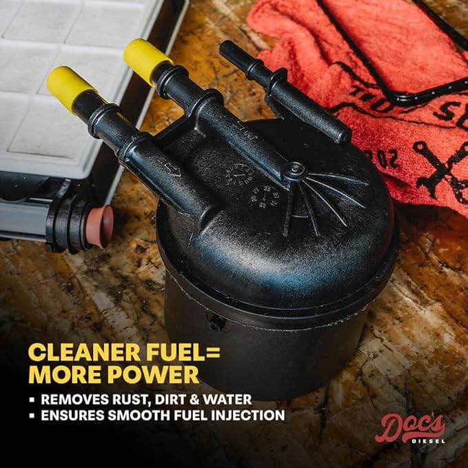 Doc's Diesel Fuel Filter DFD4615 | Compatible with Ford 6.7L Powerstroke F250, F350, F450, F550 2011-2016 | Replaces FD4615