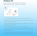 Crystala Filters Compatible with Samsung DA29-00020B Refrigerator Water Filter, DA29-00020A/B, DA29-00020B-1, HAF-CIN/EXP, 46-9101, RF4267HARS, RF25HMEDBSR, RF28HMEDBSR, RS25J500DSR, 1 Pack