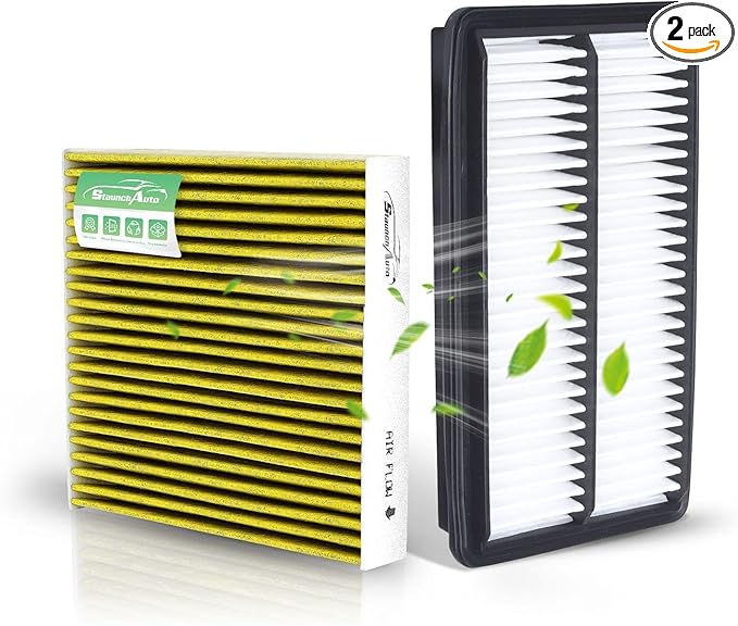 Engine and Cabin Air Filter Combo for Honda Pilot 2016-22, Acura MDX 2014-20, Ridgeline 2017-25, Passport 2019-25, MDX Hybrid 2017-20 Engine Air Filter Car Replacement #CF10134 CA12061 Car Accessories