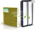 Engine and Cabin Air Filter Combo for Honda Pilot 2016-22, Acura MDX 2014-20, Ridgeline 2017-25, Passport 2019-25, MDX Hybrid 2017-20 Engine Air Filter Car Replacement #CF10134 CA12061 Car Accessories