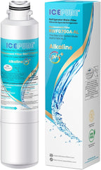 ICEPURE Alkaline DA29-00020B Refrigerator Water Filter Replacement for Samsung HAF-CIN/EXP HAF-CIN, DA29-00020A/B, DA29-00020B-1, 46-9101, RF28HMEDBSR, RF263BEAESR, HDX FMS-2, Enhances PH, 1Pack