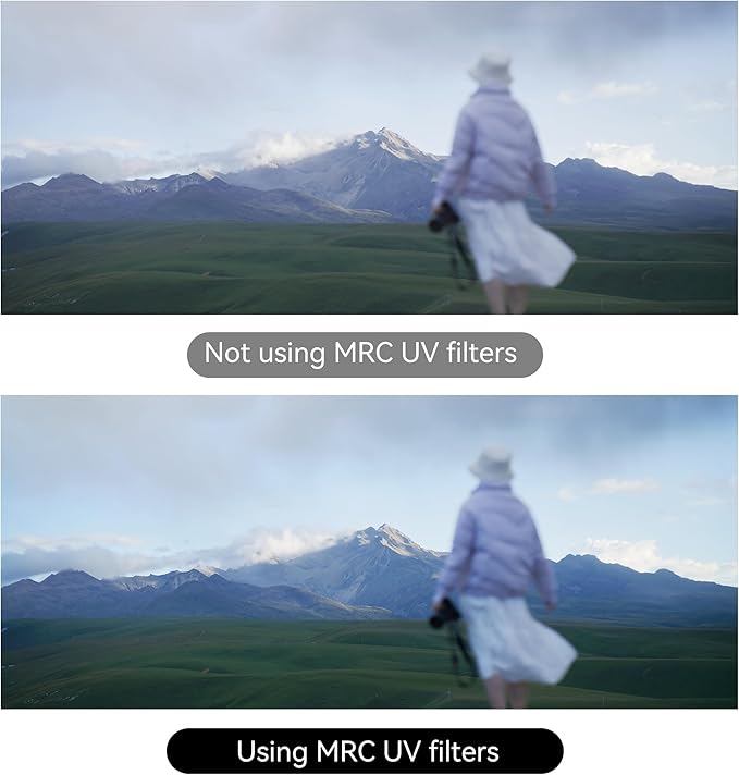 7artisans Nano Magnetic Filter UV Filter ND Light Reduction Filter/CPL Polarization Filter/GND Gradient Filter/Black Mist 1/4 Portrait Photography Filter Suitable for Lens(67mm MRCUV)