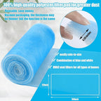 Frienda 12 x 91 Inch Merv 8 Reusable Air Vent Filter Cut to Size Electrostatic Floor Vent Filter Washable Replacement Compatible with Most Air Conditioning Furnace HVAC