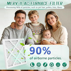 6 Pack Updated 10x14x2 Air Filter, pertain Merv 11 HVAC Pleated A/C Furnace Filters (Actual Size: 9.5x13.5x1.75)