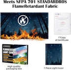 Fluorescent Light Covers - Classroom Covers for Ceiling Lights, 1 PCS 4 x 2 Feet Magnetic Light Filters, Classroom, Office Decor (Forests & Starry Sky-2)
