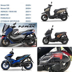 Motorcycle Air Filter Guard Cover Engine Protective Shell Case Waterproof Dustproof Cover for Y-AM-AHA Nmax155 Nmax125 BWS125 AEROX NVX155 CYGNUS GRYPHUS FORCE2.0 2020-2024 Black