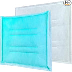 AUC Paint Booth Tacky Intake Filter Pad Series 55, 20" x 20" (24/case) Spray Booth Intake Filter with Internal Wire Support Frame