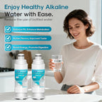 ICEPURE Alkaline DA97-17376B Refrigerator Water Filter Replacement for Samsung HAF-QIN/EXP, DA97-08006C, WD-F45, WS645A RS27T5200SR RS22T5201SR RF28R7201SR RF32CG5400SR RF23M8070SG, Enhances PH, 4Pack