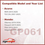 EPAuto GP061 (CA12061) Engine Air Filter, Replacement for Acura MDX, TLX, Honda Pilot, Odyssey, Passport, Ridgeline – Fits V6 & 2.0L Models (2016–2025)