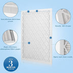 14x20x1 MERV 11 Air Filter, Quality AC/HVAC Furnace Filter，1 Reusable ABS Frame + 4 Pack Replaceable Filter Media，Breathe Fresher and Cost-effective