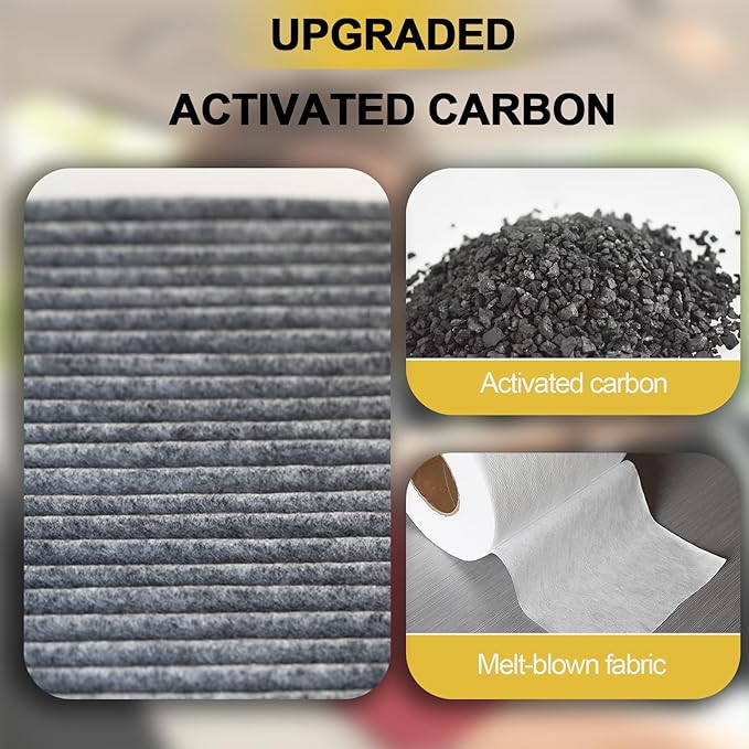 Cabin Air Filter for Sorento (2021-2023),Tucson (2022-2023),K5 (2021-2023),Sonata (2020-2023),Elantra (2021-2023),Santa Cruz (2022-2023),Santa Fe (2021-2023),Replacement for CF12820,042-2261.