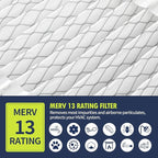 IYOUYA 3 Pack 213 Replacement Filter Compatible with AprilAire Whole House Air Purifiers 1210,1620,2210,2216,3210,4200,20x25x4, MERV-13 Furnace Filter