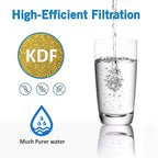 Lifefilter RV Inline Water Filter with Flexible Hose Protector, NSF Certified, Reduces Chlorine, Bad Taste, Odor for RVs and Marines, Drinking, Washing Filter, Dedicated for RVs, 2 Pack