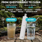 Tactiko Survival Purifying Water Filter - UF Membrane, Activated Carbon - Filter 265Gal. from Rivers, Streams - SGS Certified - Camping, Emergency, Survival (Replacement Filter for Tactiko Pouches)