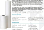 Pentair Pentek RFC-BB Big Blue Carbon Water Filter, 10-Inch, Whole House Heavy Duty Radial Flow Carbon Replacement Cartridge with Granular Activated Carbon (GAC) Filter, 10" x 4.5", 25 Micron