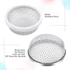 SVNR Stainless Steel Mesh Bug Screen for RV/Campers/Trailers - Furnace Vent Cover Screens - Included Installation Tool (2 Pack)