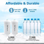 Fluoride Water Filter, Replacement for Berkey® PF-2® Elements, Berkey® Gravity Filtration System, including Big, Travel, Royal, Imperial and Crown Series, Natural filter material, Pack of 4