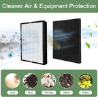 Air Filter Foam Sheet Material Replacement for UNI 12" x 24" x 3/8" 40PPI Coarse Foam Pad Pre Filter Media Washable, Cut to Fit Air Conditioner, Purifier, Aquarium (Black)