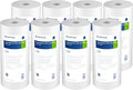 Pentair Pentek DGD-5005 Big Blue Water Filter, 10-Inch Whole House Sediment Filter Cartridge Replacement, Dual-Gradient Density Spun Polypropylene, 10" x 4.5", 5 Micron, Pack of 8