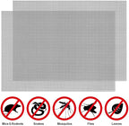 Stainless Steel Woven Wire Mesh 304 Stainless Steel Woven Wire, 80 Mesh Fly Mosquito Net, Fine Screen Mesh, Rodents Garden Insect Screen, for Vent, Filter, Window (Silver 1x13m)