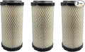 3 Pack Air Filter Compatiable With NAPA 6449 Mule M113621 Fleetguard AF25550 Donaldson P822686 546449 Baldwin PA4632 AF2555000 Kubota Replace #11013-1290 11013-7029 11013-7048