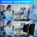 2Pack Magnetic 27 Inch Privacy Screen for Computer Monitor 16:9 Aspect Ratio, Hanging Removable Anti-Blue/Glare Protector Film, Anti Spy Desktop Security Private Filter 27in