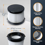 POWERTEC DCV5011H HEPA Filters for DeWalt DCV501HB 20V Cordless Handheld Vacuum 2 Pack, Cartridge Filter for DeWalt Vacuums (75122-P2)