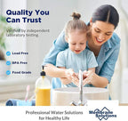 Membrane Solutions 5 Micron 10" x 2.5" Sediment Water Filter Replacement Cartridge for Any Water Filter 10 x 2.5 inch Whole House RO System, Compatible with GE FXUSC, AP110, WHKF-GD05-6 Pack