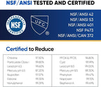 PUREPLUS 469690 NSF 401 & 473 & 53 & 42 Certified Replacement for LG LT700P Kenmore Elite 9690, ADQ36006102, ADQ36006101, LFXS30766S, LFX28968ST, LT120F Refrigerator Water and Air Filter Combo, 3Pack