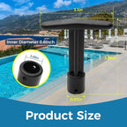 Backwash Piston Plastic Shaft, 273089 Slide Valve Handle for Pentair Sta-Rite Pool and Spa Filter 2 Inch MultiPort Push and Pull Valve 261047 261165 261165 5/8" PVC Multiport Slide Valve Tee Handle