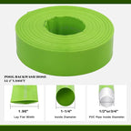 Eastrans 1-1/4'' x 100 FT Pool Backwash Hose with 2 Hose Clamps,Extra Heavy Duty Discharge Hose,Drain Hose for Swimming Pool,Super wear-resistant,weather blast,green