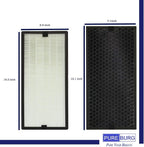 PUREBURG Replacement True HEPA Filter Kit Compatible with Rowenta INTENSE PURE Air Purifiers PU40XX Series PU4010 PU4015 PU4020 PU4025 Part # XD6074U0 XD6075 XD6070 XD6060 XD6065