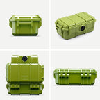 Evergreen 57 Waterproof Dry Box Protective Case with Pick & Pluck Foam - Travel Safe/Mil Spec/USA Made - for Cameras, Phones, Hiking, Boating, Water Sports, Action Cams (Green)