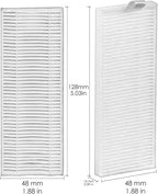 BRUVISH(12 Pack) HEPA Filters Compatible With Lefant M210P M210 Pro M210B M213S M210S M210 M213, OKP Life K2 K3 K3A K4 K5 Robot Vacuum Cleaner Filter Kit, Replacement Parts Filters Accessories
