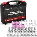 ARCCAPTAIN AG-60 Plasma Cutter Torch Consumables, 50Pcs .045'' SG-55 AG-60 WSD-60 Plasma Cutter Torch Accessories for CUT55 PRO, CUT55 PROLUX, CUT 55PILOTARC,CUT 55PIL0T, CUT 60HF, CUT 60HF PRO