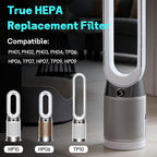 Leemone True HEPA+Carbon Filter 2-Pack Replacement for Dyson PH01 PH02 PH03 HP06 TP06 HP07 TP07 HP09 TP09 HP10 TP10 360° Combi Glass Purifying Fans, Compatible with Dyson Pure Cool Hot Air Puri-fier