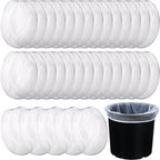 Paint Strainer Bags White Fine Mesh Filters Bag Bucket Elastic Opening Strainer Bags Hydroponic Paint Filter Bag for Paint Gardening (60 Pieces,1 Gallon)