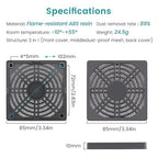 Wathai 80MM PC Fan Dust Filter Cover Computer Mess 4 Pack
