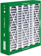 Filterbuy 20x25.25x3.5 Air Filter MERV 8 Essential Dust & Allergy Defense (4-Pack), Pleated HVAC AC Furnace Filters for AprilAire Space-Gard 102 & 2120 (Actual Size: 19.94 x 25.38 x 3.75)