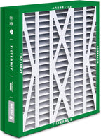 Filterbuy 21x27x5 Air Filter MERV 8 Essential Dust & Allergy Defense (4-Pack), Pleated HVAC AC Furnace Filters for Trane Perfect Fit & American Standard (Actual Size: 20.56 x 26.13 x 4.97)
