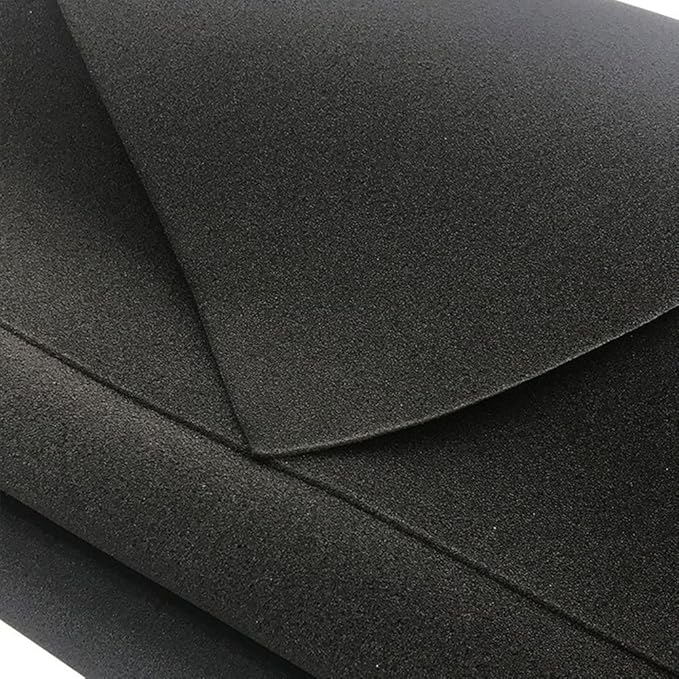 Tong Gu DIY Computer Dust Filter Sponge Foam Mesh Fabric for PC Case Fan Cooler Dustproof Cover 3mm Black 60PPI (20x20 in/50x50 cm)